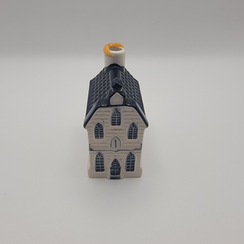 KLM Bols Blue Delft House 7 Bottle Empty 2006 Dutch Canal House Miniature